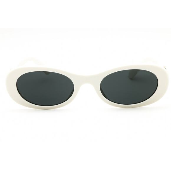 NEW!!! Miu Miu MU 06ZS 1425S0 White Sunglasses, Authentic - Picture 7 of 8